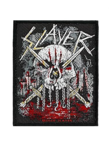 Slayer Skull & Swords Unisex Patch multicolor 100% Polyester Band-Merch, Bands Slayer Skull & Swords Unisex Patch multicolor 100% Polyester Band-Merch, Bands von Slayer