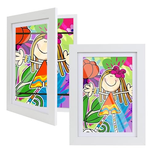 Sleeleece 2 Stück Bilderrahmen A4 Weiss,Kunstfotorahmen für Kinder,Aufklappbar & Frontöffnung,für bis zu 150 Zeichnungen,Ideal für Kunstprojekte, Kinderzimmer & Schule Sleeleece 2 Stück Bilderrahmen A4 Weiss,Kunstfotorahmen für Kinder,Aufklappbar & Frontöffnung,für bis zu 150 Zeichnungen,Ideal für Kunstprojekte, Kinderzimmer & Schule von Sleeleece