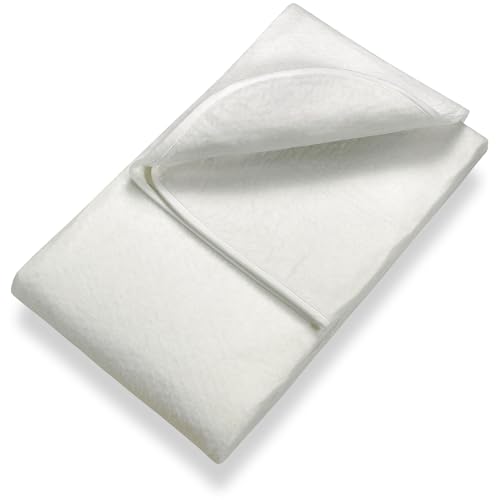 Sleezzz Basic Nadelfilz Matratzenunterlage aus atmungsaktivem Nadelfilz zum Auflegen aufs Lattenrost, Weiß, Schutz vor Abrieb und Stockflecken (160 x 200 cm) von Sleezzz
