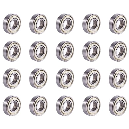 Slicooken 20X 6001ZZ Doppelte Geschirmte Rillenkugellager 28mm X 12mm X 8mm Slicooken 20X 6001ZZ Doppelte Geschirmte Rillenkugellager 28mm X 12mm X 8mm von Slicooken