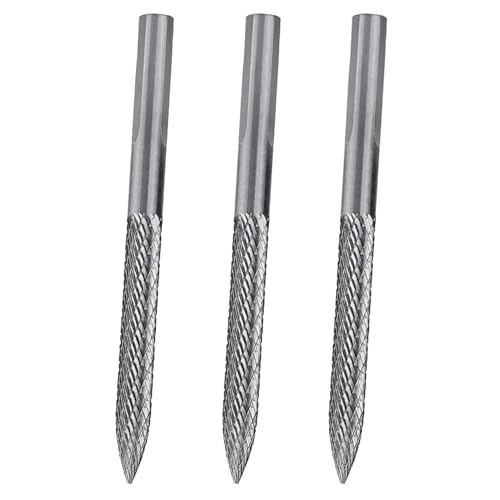 Slicooken 3Stück 5/16 8 mm Hartmetall-Stahlbohrer Reifenreibahlen Hartmetallschneider Rotationsfeilen Reibahlen Drahtschneider Reifenreparaturwerkzeug Slicooken 3Stück 5/16 8 mm Hartmetall-Stahlbohrer Reifenreibahlen Hartmetallschneider Rotationsfeilen Reibahlen Drahtschneider Reifenreparaturwerkzeug von Slicooken