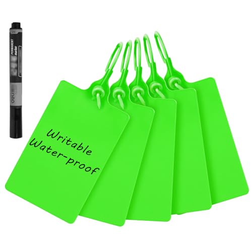 Slinzweo 100 Kunststoffanhänger, wasserdichte Etiketten zum Beschriften von Versandetiketten, Sicherheits-Etiketten, Manipulationssiegel, hängende Etiketten, beschreibbare Marker, Krawatten Slinzweo 100 Kunststoffanhänger, wasserdichte Etiketten zum Beschriften von Versandetiketten, Sicherheits-Etiketten, Manipulationssiegel, hängende Etiketten, beschreibbare Marker, Krawatten von Slinzweo