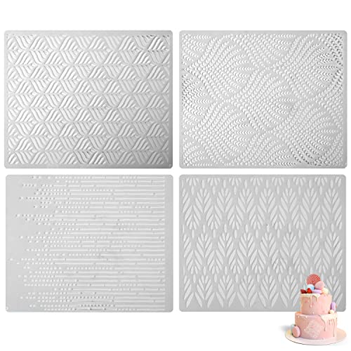 4 Stück Torten Schablonen Floral Kuchenschablonen 25x20.5 cm wiederverwendbare Blumenkuchenvorlagen Dekorieren Schablonen Kunststoff Floral Cookie Schablonen für DIY Kuchen 4 Stück Torten Schablonen Floral Kuchenschablonen 25x20.5 cm wiederverwendbare Blumenkuchenvorlagen Dekorieren Schablonen Kunststoff Floral Cookie Schablonen für DIY Kuchen von Sliverdew