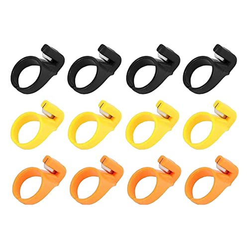 Fadenschneider-Ring,Kunststoff-Quilt-Nähfaden-Schneidring | 12 STÜCKE Fingerhut Nähen Handwerk DIY Werkzeuge Fingerschneiden Nähen Schneiden, Zufällige Farben Fadenschneider-Ring,Kunststoff-Quilt-Nähfaden-Schneidring | 12 STÜCKE Fingerhut Nähen Handwerk DIY Werkzeuge Fingerschneiden Nähen Schneiden, Zufällige Farben von Sloane