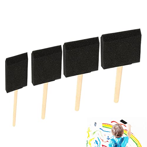 Schwammstupf Pinsel,Schaum Pinsel Malerei, 4 STK Schwammpinsel Malen Schwammtupfer Schaumpinsel,Kunsthandwerk für Erwachsene und Kinder und Aquarellfarbe Schwammstupf Pinsel,Schaum Pinsel Malerei, 4 STK Schwammpinsel Malen Schwammtupfer Schaumpinsel,Kunsthandwerk für Erwachsene und Kinder und Aquarellfarbe von Sloane