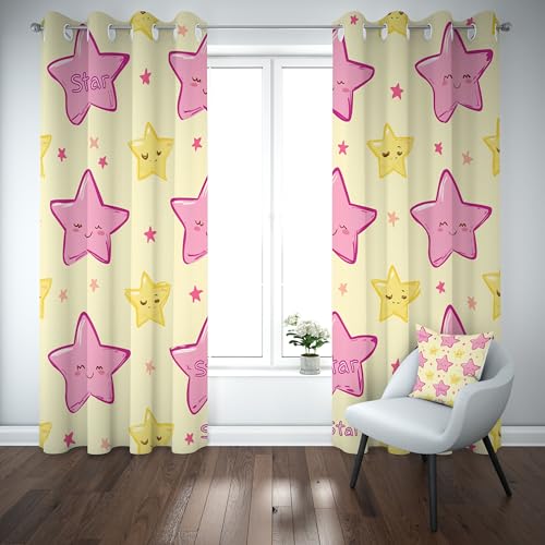 Seestern Verdunklungsvorhang, Niedlich Meeresleben Thermovorhang kälteschutz ösen, Karikatur Stern Blickdichte vorhange, Schlafzimmer kinderzimmer Wohnzimmer 2er Set, 175x140 Seestern Verdunklungsvorhang, Niedlich Meeresleben Thermovorhang kälteschutz ösen, Karikatur Stern Blickdichte vorhange, Schlafzimmer kinderzimmer Wohnzimmer 2er Set, 175x140 von Slojtdd