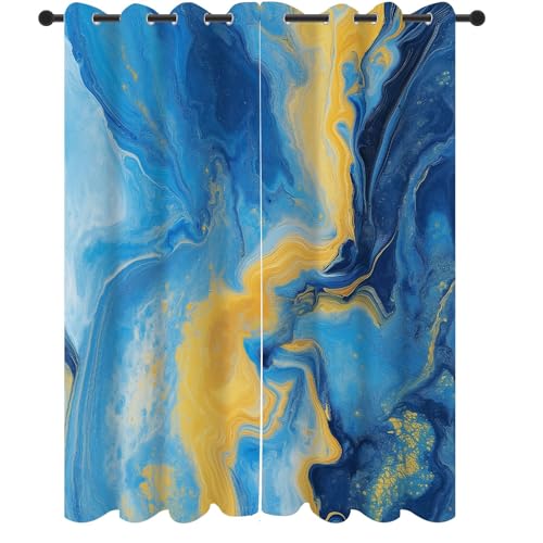 Slojtdd Marmor Abstrakte Vorhang Blickdicht 200x140 für kinderzimmer, Marmor Muster Gardinen mit ösen 2er Set, Modern Chic Luxus Thermovorhang kälteschutz, Wohnzimmer verdunkelung vorhange Slojtdd Marmor Abstrakte Vorhang Blickdicht 200x140 für kinderzimmer, Marmor Muster Gardinen mit ösen 2er Set, Modern Chic Luxus Thermovorhang kälteschutz, Wohnzimmer verdunkelung vorhange von Slojtdd
