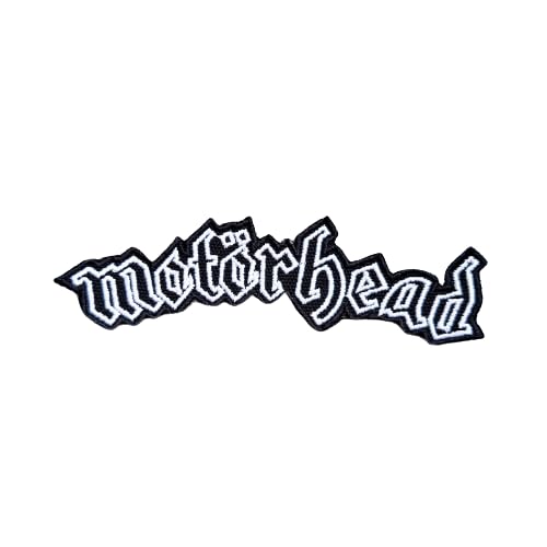 Aufnäher, Motiv: Englische Rockband, bestickt, zum Aufbügeln von Slow Vibes Patch Store