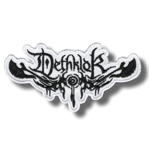 Death Metal Band Patch Abzeichen bestickt zum Aufbügeln von Slow Vibes Patch Store