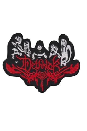 Fiktiver Melodic Death Metal Band Patch Abzeichen bestickt zum Aufbügeln von Slow Vibes Patch Store