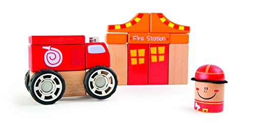 Small Foot 10080 - Holzbausatz Feuerwehr von Small Foot