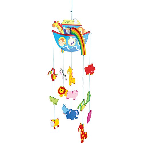 Small Foot 10114 Noahs Arche, Babyspielzeug für Wickeltisch und Babybett, Holz, Mehrfarbig, 72 x 32 x 22 cm Mobile Small Foot 10114 Noahs Arche, Babyspielzeug für Wickeltisch und Babybett, Holz, Mehrfarbig, 72 x 32 x 22 cm Mobile von Small Foot