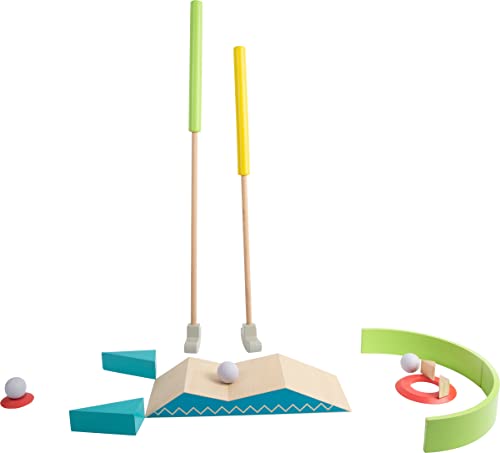 small foot Minigolf-Set "Active" aus Holz, FSC 100%-zertifiziert, 10 Hindernisse, Gartenspiel ab 5 Jahren, 11964 small foot Minigolf-Set "Active" aus Holz, FSC 100%-zertifiziert, 10 Hindernisse, Gartenspiel ab 5 Jahren, 11964 von Small Foot