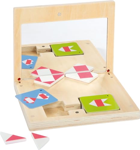 small foot Symmetriespiel mit Spiegel „Educate“ aus Holz, Legespiel in Holzbox mit Magnetverschluss, ab 5 Jahren, 12463, Large small foot Symmetriespiel mit Spiegel „Educate“ aus Holz, Legespiel in Holzbox mit Magnetverschluss, ab 5 Jahren, 12463, Large von Small Foot