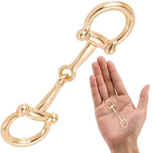 SmallCat Schal-Ring-Clips für Damen, breites Band, klobige Kette, Schal-Verschluss, Legierung, Krawattenschnalle, Zubehör für Schals, Kleidung, Gold, Gold, Small SmallCat Schal-Ring-Clips für Damen, breites Band, klobige Kette, Schal-Verschluss, Legierung, Krawattenschnalle, Zubehör für Schals, Kleidung, Gold, Gold, Small von SmallCat