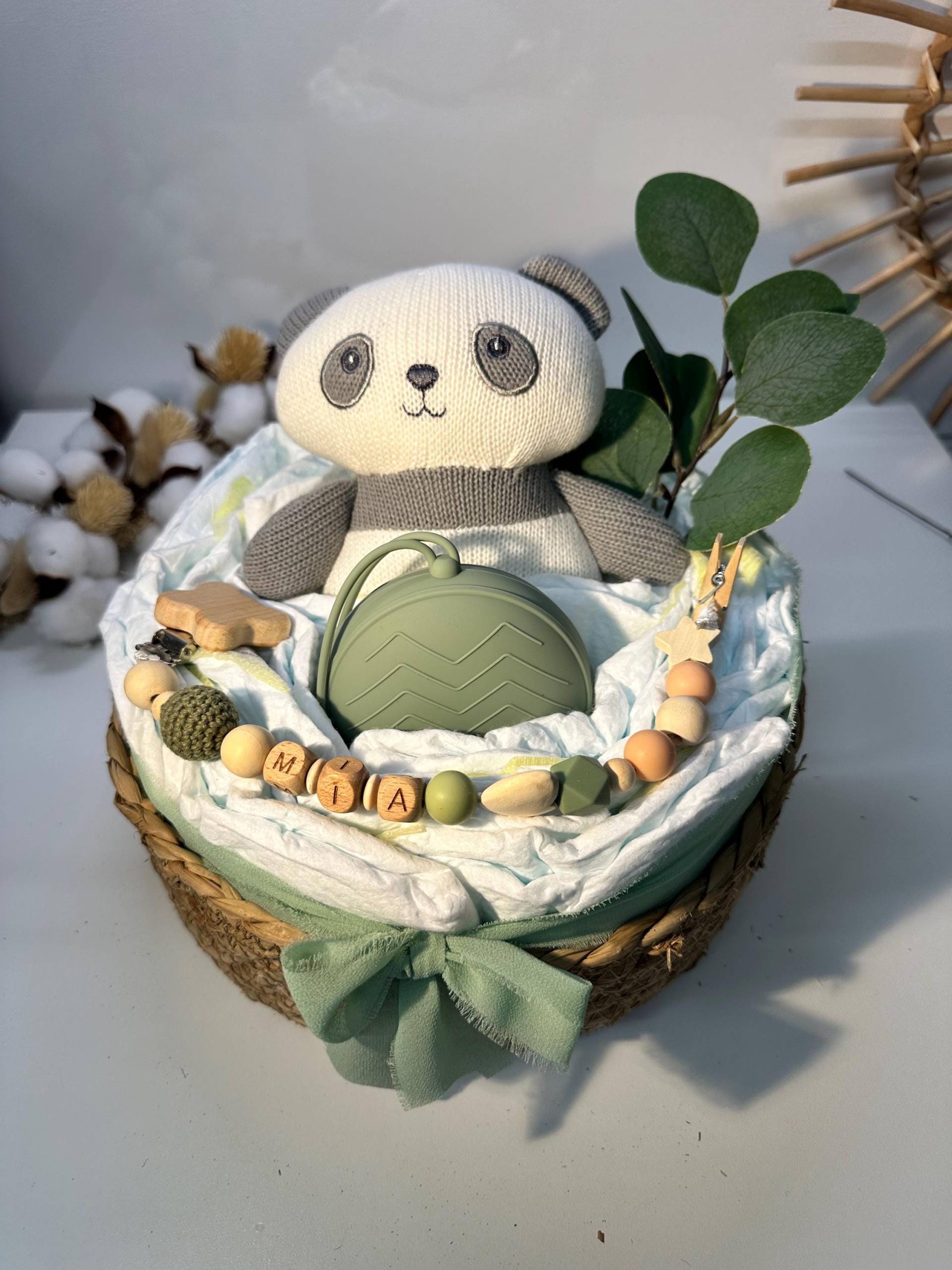 Baby Geschenkkorb Unisex, Panda Baby Geschenkkorb Unisex, Panda von SmallLightsShop