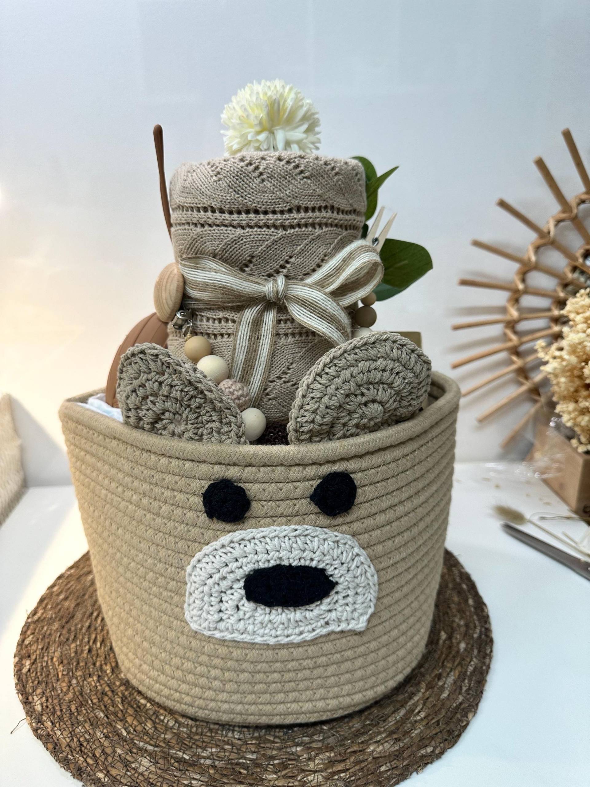 Baby Geschenkset , Pandakorb, Geschenkkorb, Geburtsgeschenk, Taufe Geschenk Baby Geschenkset , Pandakorb, Geschenkkorb, Geburtsgeschenk, Taufe Geschenk von SmallLightsShop
