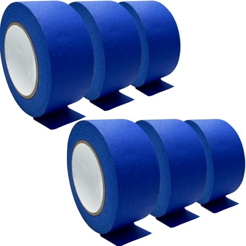 Professionelles Maler-Klebeband, 5,1 cm breit (4,8 cm x 60 Yards), blaues Klebeband, Farbklebeband, schützt Oberflächen, ohne Rückstände, Malerband für Wandfarbe von SmaringRobot