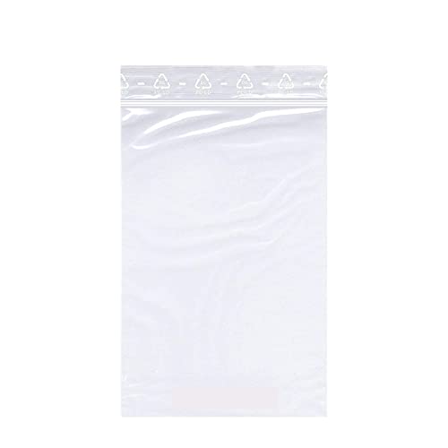 SmartPack 100 X Din A5 Druckverschlussbeutel 160x220 mm, 50 mµ Stark, Beutel A5, Wiederverschließbare Beutel, Zip Beutel Groß, Polybeutel mit Ziplock Verschlussbeutel von SmartPack von Smart Pack