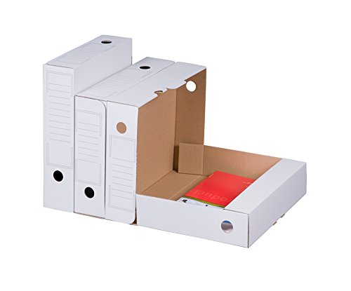 Smartbox Pro Archiv-Ablagebox Bianco, 20er Pack, weiß von Smartbox Pro