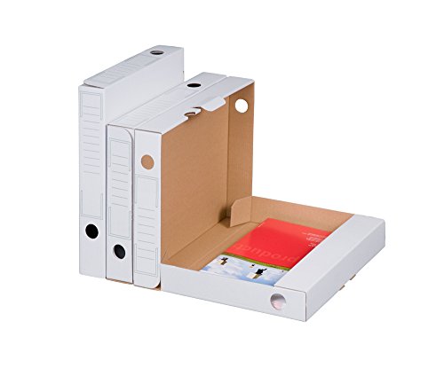 Smartbox Pro Archiv-Ablagebox Bianco, 30er Pack, weiß von Smartbox Pro