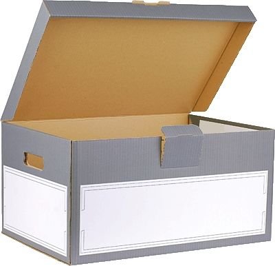 smartboxpro 227160805 Klappdeckel-Container anthrazit/weiß von Smartbox Pro