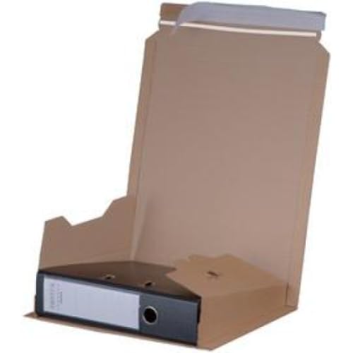 20 Stück Faltbox für A4 Ordner hoch anpassbar von 35 bis 80 mm von Smartbox Pro