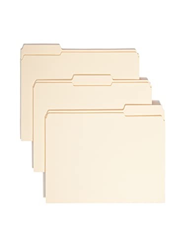 Smead 10334 Schnellhefter, verstärkter 1/3-geschnittener Reiter, verschiedene Positionen, Briefgröße, Manila, 100 Stück pro Box Smead 10334 Schnellhefter, verstärkter 1/3-geschnittener Reiter, verschiedene Positionen, Briefgröße, Manila, 100 Stück pro Box von Smead