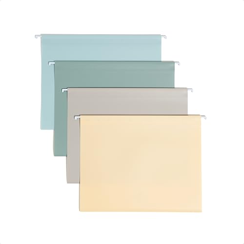 Smead 10522 Hängeregistraturordner aus Poly-Kunststoff für Dokumente mit Tabs, Briefgröße, 1,3 cm Erweiterung, Aktenschrank-Organizer für Aktenschränke, verschiedene Farben, 12 Stück, Bürobedarf Smead 10522 Hängeregistraturordner aus Poly-Kunststoff für Dokumente mit Tabs, Briefgröße, 1,3 cm Erweiterung, Aktenschrank-Organizer für Aktenschränke, verschiedene Farben, 12 Stück, Bürobedarf von Smead