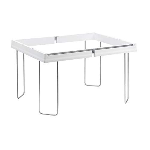 Smead Hängeregistraturrahmen, verstellbar, 33 x 23,5 x 40,6-61 cm (B x H x L), Weiß und Silber, Briefgröße (64851) von Smead