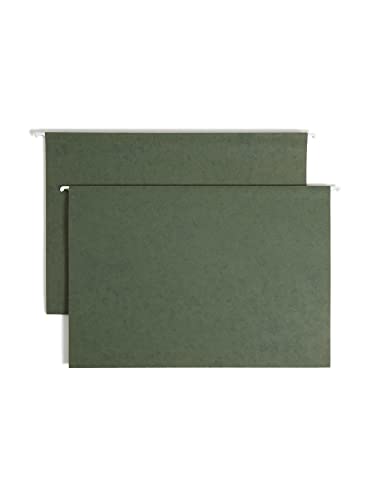 Smead Box Bottom Hängemappe, 5,1 cm Erweiterung, legale Größe, Standard-Grün, 25 Stück pro Box (64359) von Smead