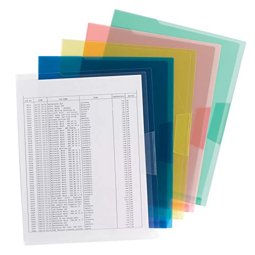 Smead Organized Up 85752 Projektjacke, durchscheinend, Briefgröße, verschiedene Farben, 10 Stück pro Packung Smead Organized Up 85752 Projektjacke, durchscheinend, Briefgröße, verschiedene Farben, 10 Stück pro Packung von Smead