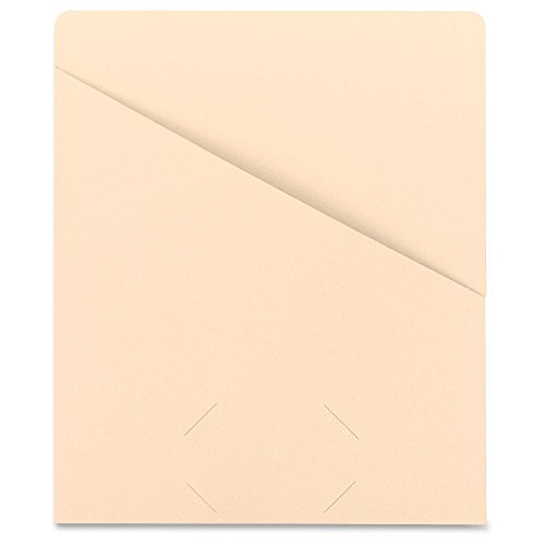 Smead Organized Up Slash Aktenhülle, Briefgröße, Manila, 25 Stück pro Packung (75430) von Smead