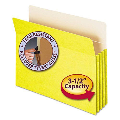 Smead Pocket, Buchstabe, gerade, 8,9 cm Erweiterung, 25 pro Box gelb Smead Pocket, Buchstabe, gerade, 8,9 cm Erweiterung, 25 pro Box gelb von Smead