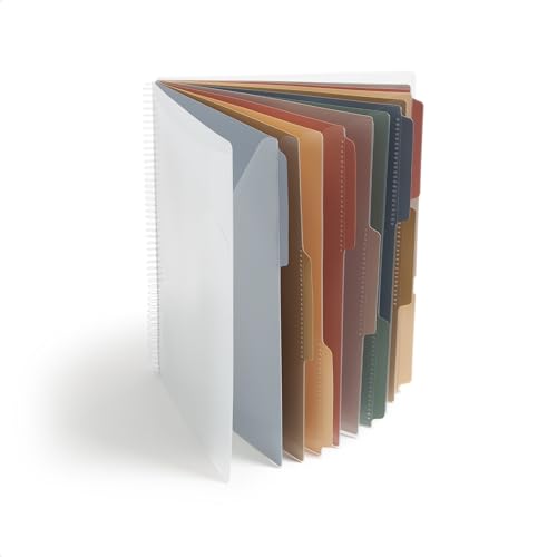 Smead Projekt-Organizer, Bürobedarf, 24 Taschen, transparenter Deckel mit verschiedenen hellen Reitern, reißfester Poly-Aktenordner, Dokumenten-Organizer mit 1/3-geschnittenen Reitern, Briefgröße Smead Projekt-Organizer, Bürobedarf, 24 Taschen, transparenter Deckel mit verschiedenen hellen Reitern, reißfester Poly-Aktenordner, Dokumenten-Organizer mit 1/3-geschnittenen Reitern, Briefgröße von Smead