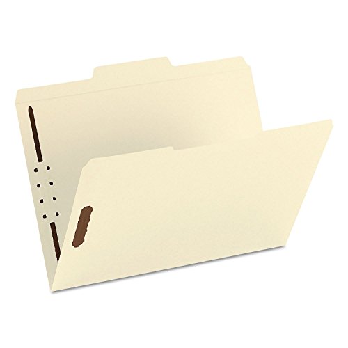 Smead Schnellhefter mit 2 Verschlüssen, verstärkter 1/3-geschnittener Reiter, Briefgröße, Manila, 50 Stück pro Box (14537) von Smead
