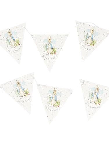 Peter Rabbit Classic Tableware Party Bunting, 3m with 20 flags von Smiffys