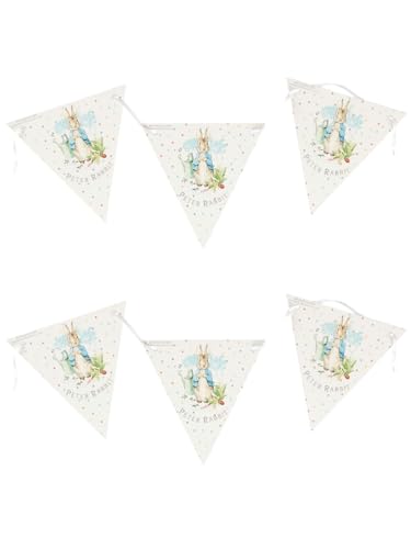 Peter Rabbit Classic Tableware Party Bunting, 3m with 20 flags Peter Rabbit Classic Tableware Party Bunting, 3m with 20 flags von Smiffys