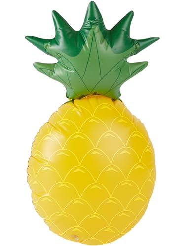 Inflatable Pineapple, Yellow, 59cm/23in von Smiffys