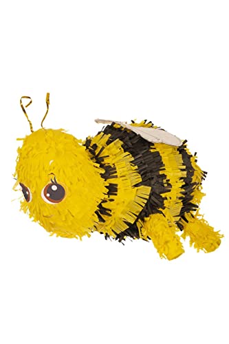 Smiffys Bienen-Piñata, Schwarz & Gelb, 42x33cm von Smiffys