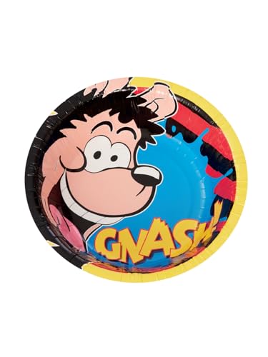 Smiffys Beano Tableware Partyschalen x8 für Kinder, 16,5 cm Durchmesser, mehrfarbig, offizielles Beano-lizenziertes Partygeschirr, auffälliges Comicbuch-Design, perfekt für Geburtstagsfeiern und von Smiffys