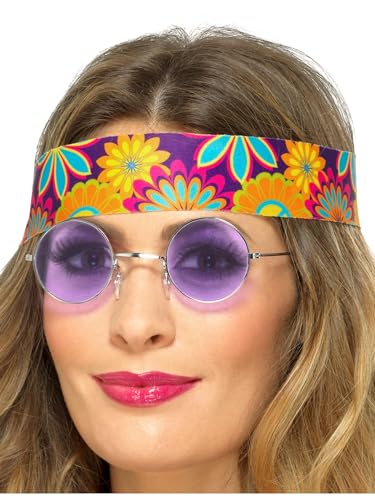 Hippie Specs, Purple Hippie Specs, Purple von Smiffys