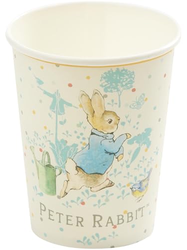 Smiffys Klassisches Tischgedeck Peter Rabbit Party-Tassen x8, 9 oz/266 ml von Smiffys