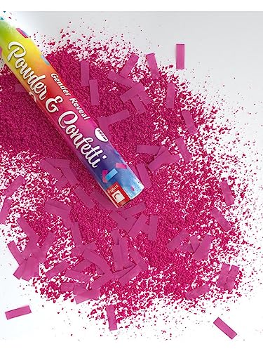 Smiffys Konfetti und Puderkanone, 30 cm, Rosa von Smiffys