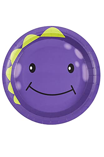 Smiffys Monster-Geschirr, Partyteller, Violett, 300 g, 23 cm Durchmesser, Halloween-Kostüm-Zubehör, Partyartikel, 8 Stück Smiffys Monster-Geschirr, Partyteller, Violett, 300 g, 23 cm Durchmesser, Halloween-Kostüm-Zubehör, Partyartikel, 8 Stück von Smiffys