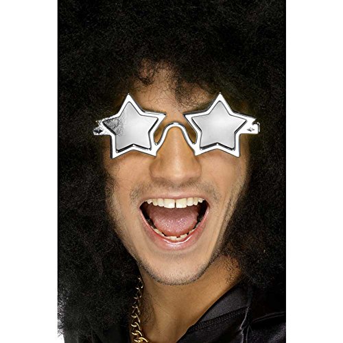 Smiffys Superstar Sonnenbrille, Silber Smiffys Superstar Sonnenbrille, Silber von Smiffys
