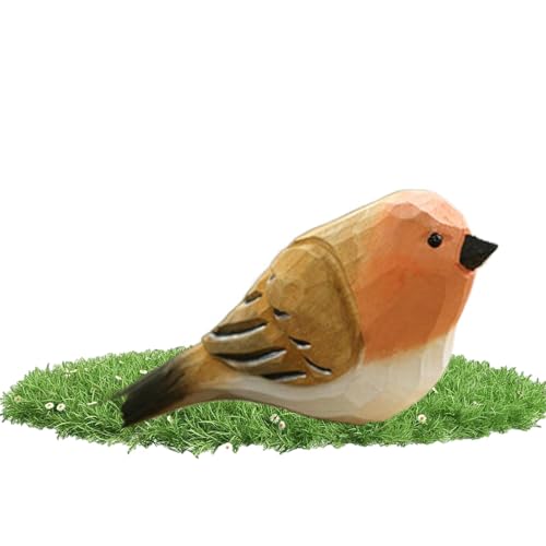 Smileshiney Rotkehlchen aus, geschnitzt, hölzerne Rotkehlchen-Figur, Vogel-Figuren, Ornamente, Vogel-Holzschnitzerei, handgefertigte Holzvogel-Figuren, Desktop- -Geschenke Smileshiney Rotkehlchen aus, geschnitzt, hölzerne Rotkehlchen-Figur, Vogel-Figuren, Ornamente, Vogel-Holzschnitzerei, handgefertigte Holzvogel-Figuren, Desktop- -Geschenke von Smileshiney