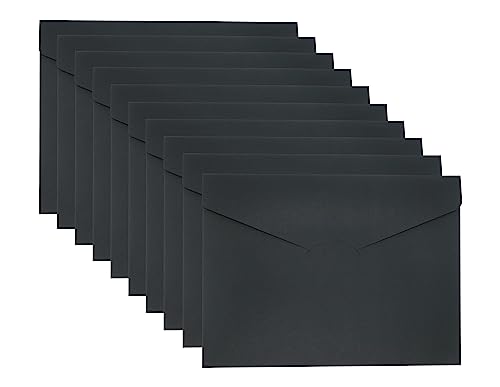 Smiling Art 10er Dokumententasche aus 320g /m² Pappe/Kraftpapier in A4 Format, Aktentasche, Aktenordner Ideal fürs Büro Schule Uni 31 x 24 cm Smiling Art 10er Dokumententasche aus 320g /m² Pappe/Kraftpapier in A4 Format, Aktentasche, Aktenordner Ideal fürs Büro Schule Uni 31 x 24 cm von Smiling Art