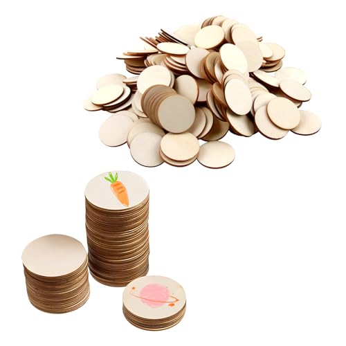200 PCS Runde Naturholzscheiben, 3cm Runde Holzscheiben zum Basteln für DIY Basteln, Hochzeit Mittelstücke, Scrapbooking, Malen, Dekoration, Holz Log Scheiben für Kreative Handwerksprojekte 200 PCS Runde Naturholzscheiben, 3cm Runde Holzscheiben zum Basteln für DIY Basteln, Hochzeit Mittelstücke, Scrapbooking, Malen, Dekoration, Holz Log Scheiben für Kreative Handwerksprojekte von Smomend