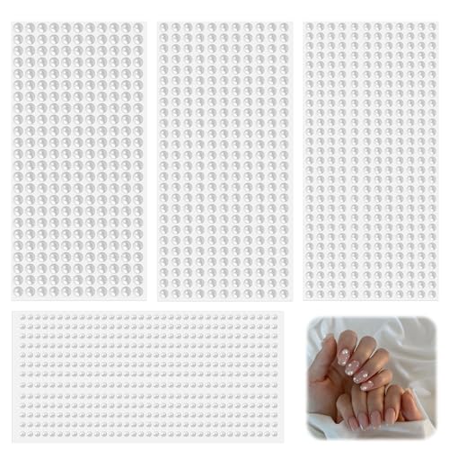 2310pcs Selbstklebende Halbperlen, Halbperlen Selbstklebend Halbrunde Perlen, 8 Blatt 3/4/5/6mm Perlen Aufkleber Cremeweiß Klebeperlen, Perlen Zum Kleben, Diy, Basteln, Starke Haftung 2310pcs Selbstklebende Halbperlen, Halbperlen Selbstklebend Halbrunde Perlen, 8 Blatt 3/4/5/6mm Perlen Aufkleber Cremeweiß Klebeperlen, Perlen Zum Kleben, Diy, Basteln, Starke Haftung von Smomend